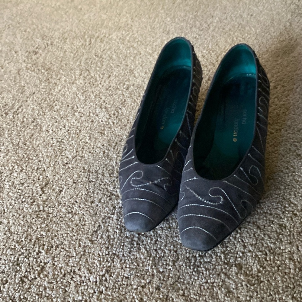 Grey suede size 9